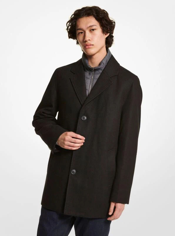 商品Michael Kors|2-in-1 Wool Blend Coat,价格¥1568,第1张图片