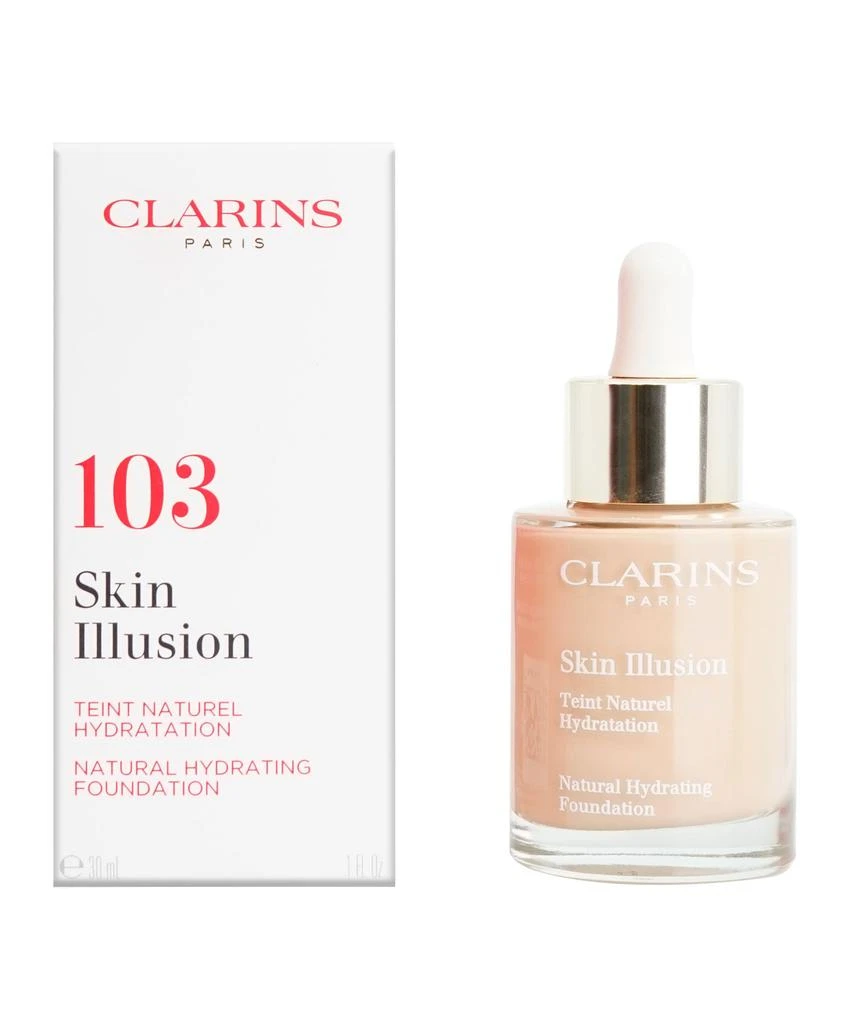 商品Clarins|Skin Illusion Natural Hydrating Foundation 103 Ivory 1 OZ,价格¥195,第1张图片