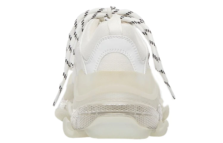 商品[国内直发] Balenciaga|巴黎世家 Triple S clear sole 复古运动 防滑耐磨包裹性 低帮 老爹鞋 男款 白,价格¥8003,第6张图片详细描述