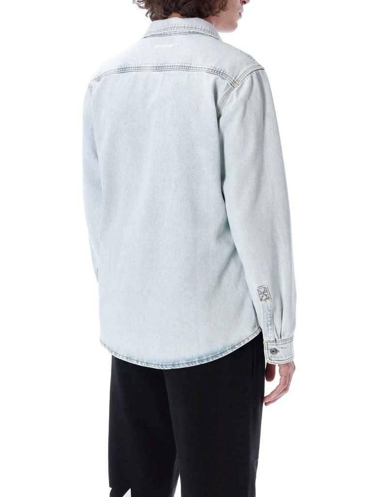商品Off-White|Off-White Buttoned Long-Sleeved Denim Shirt,价格¥2721,第2张图片详细描述