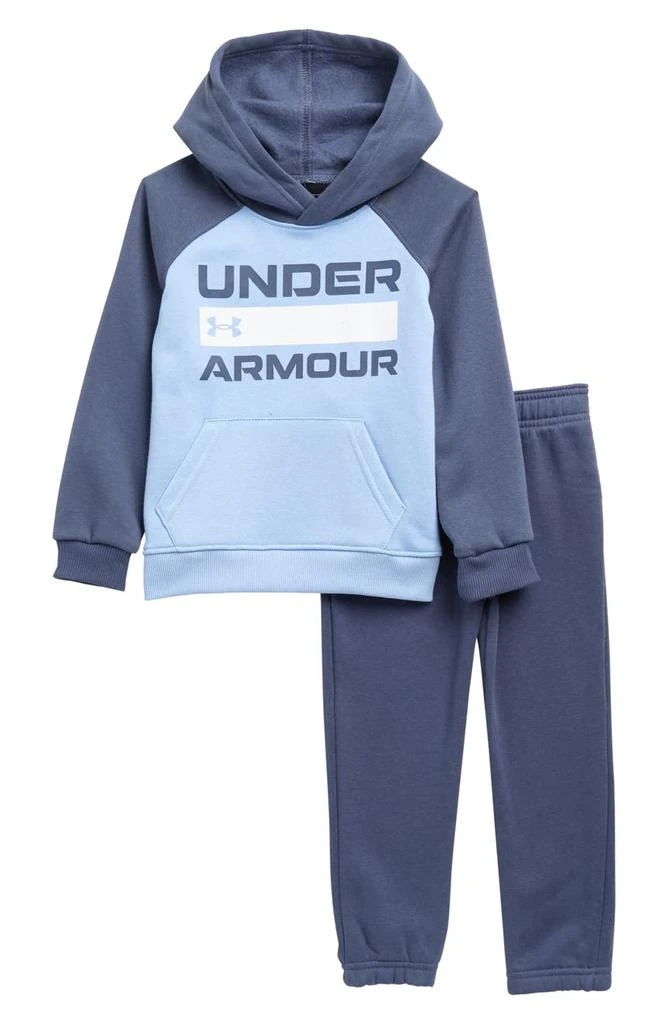 商品Under Armour|Kids' Logo Stack Hoodie Set,价格¥237,第1张图片