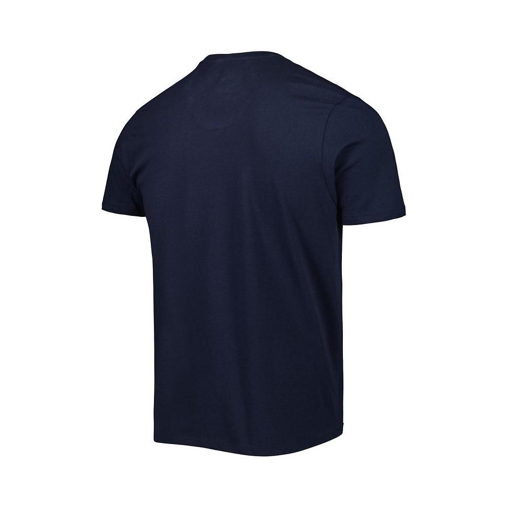 Men's Navy Seattle Mariners 4th of July Jersey T-shirt商品第4张图片规格展示