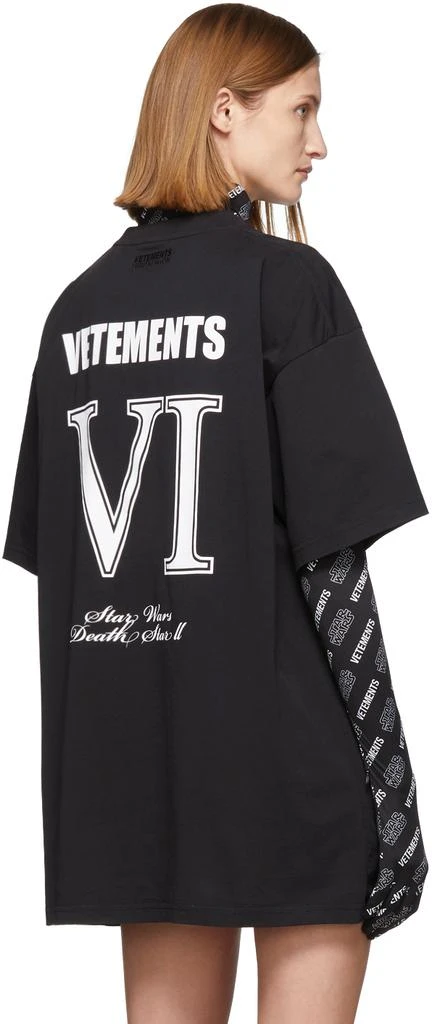 商品Vetements|Black STAR WARS Edition Death Star Episode IV T-Shirt,价格¥2899,第3张图片详细描述