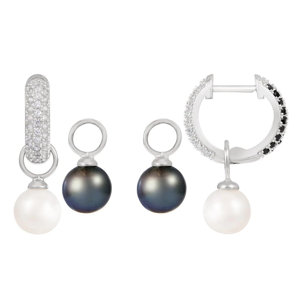 商品Splendid Pearls|Sterling Silver 7.5-8mm Pearl Earrings,价格¥475,第2张图片详细描述