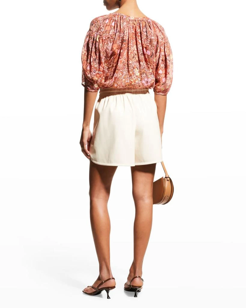 商品A.L.C.|Julianna Silk Short-Sleeve Top,价格¥593,第4张图片详细描述