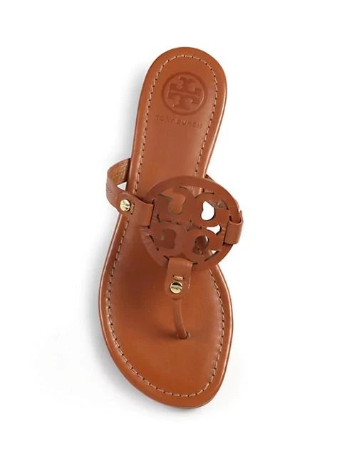 商品Tory Burch|Miller Leather Thong Sandals,价格¥1491,第5张图片详细描述