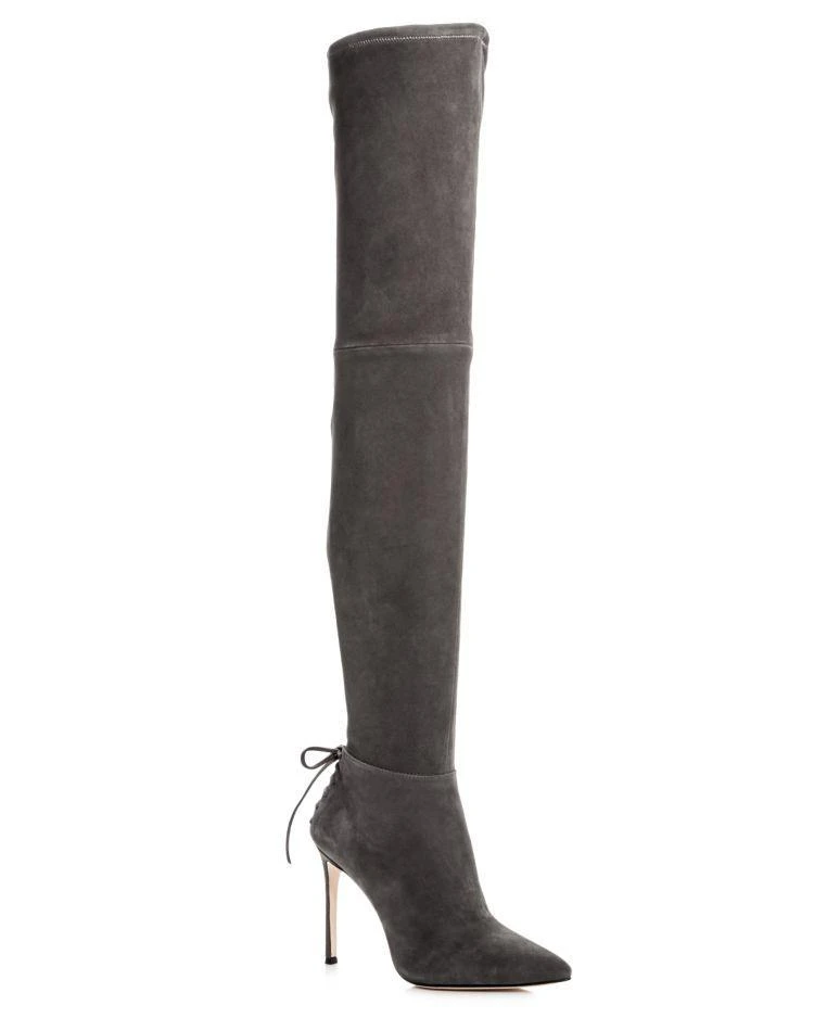 商品Pour La Victoire|Women's Caterina Suede Over-the-Knee Boots ,价格¥3604,第1张图片