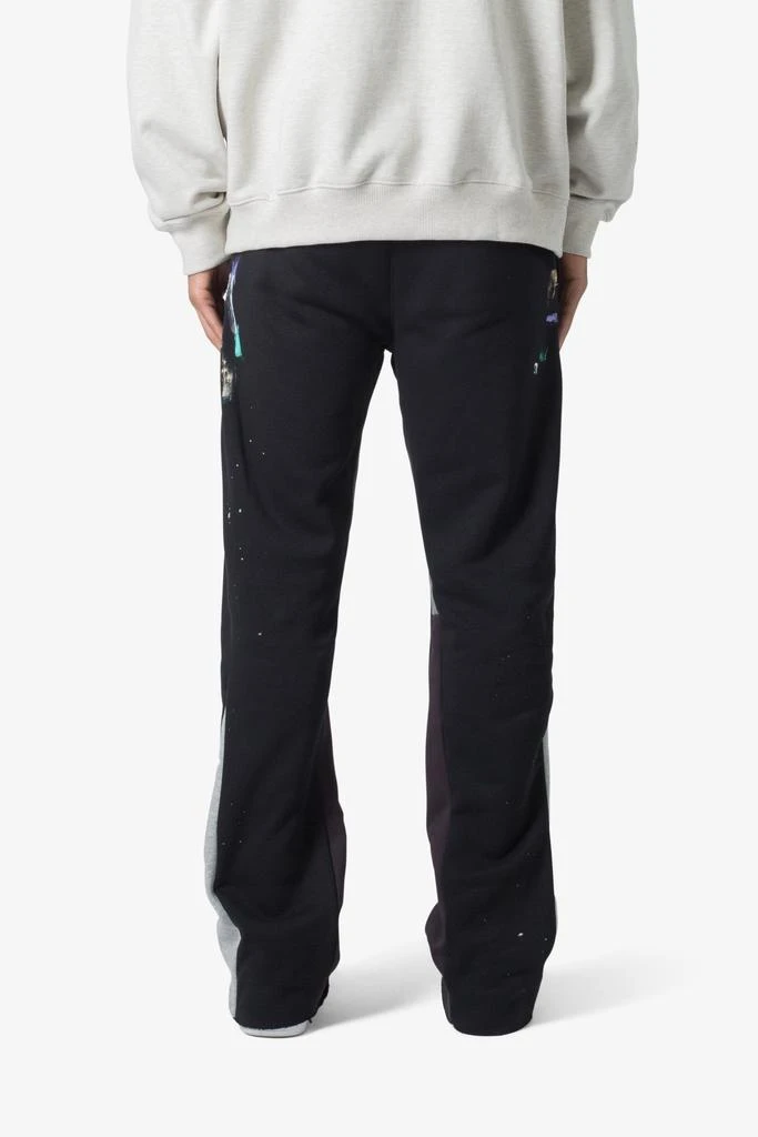 Contrast Bootcut Sweatpants - Black 商品