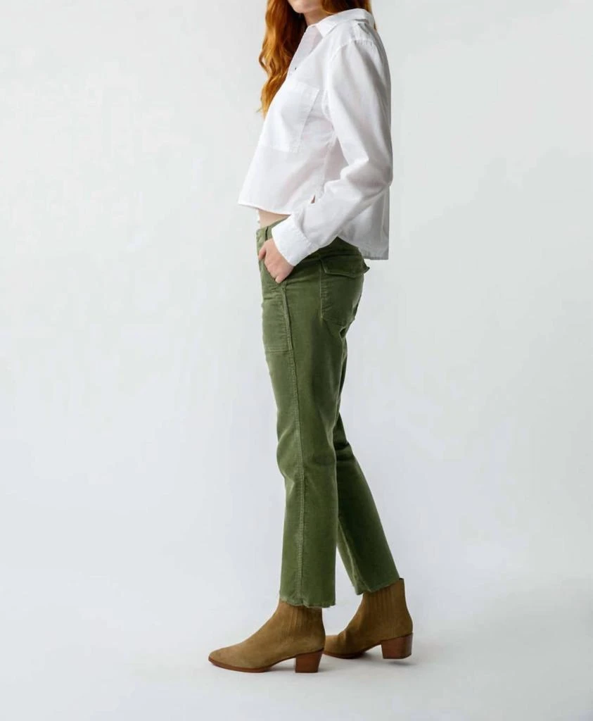 商品AMO|Cord Easy Army Trouser In Tea Leaf,价格¥1310,第3张图片详细描述