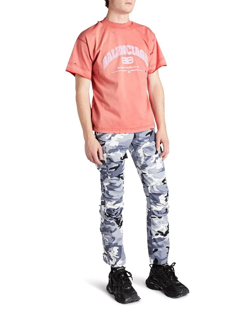商品Balenciaga|Men's Logo Crew T-Shirt,价格¥2462,第3张图片详细描述