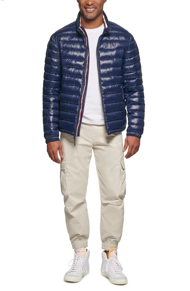 商品Tommy Hilfiger|Wetlook Stowaway Hood Packable Puffer Jacket,价格¥452,第5张图片详细描述