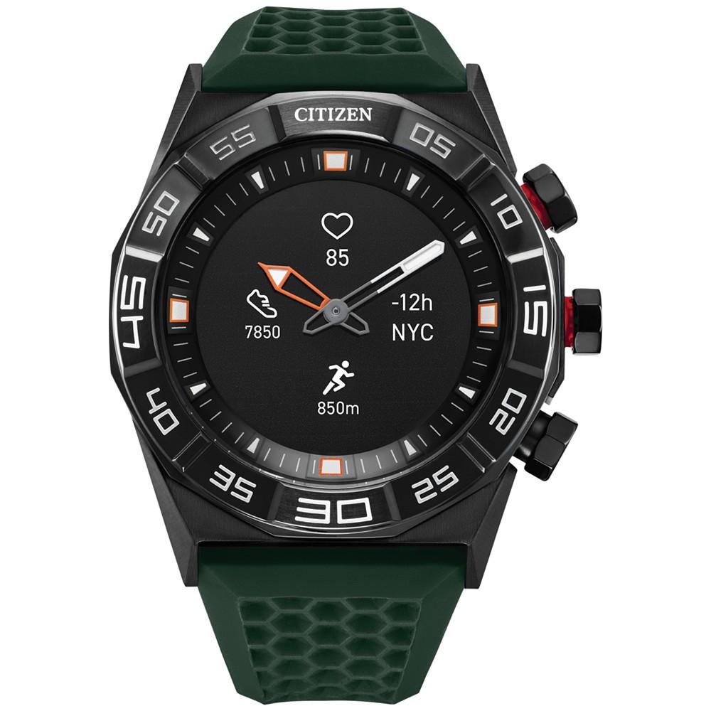 Men's CZ Smart Hybrid HR Green Strap Smart Watch 44mm商品第1张图片规格展示