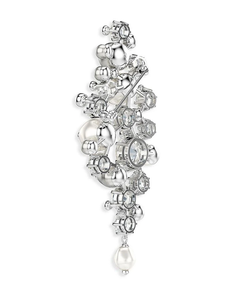 Constella Crystal & Faux Pearl Brooch 商品