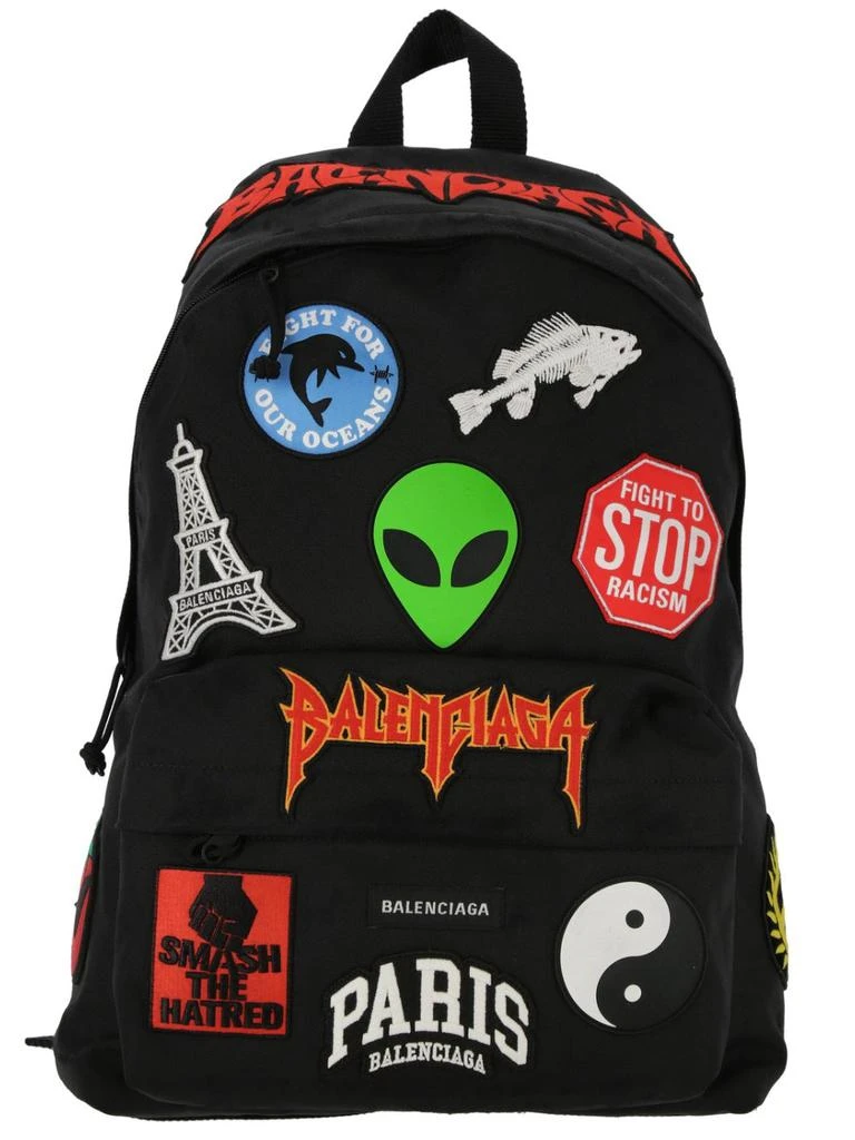 商品Balenciaga|BALENCIAGA Explorer Backpack Black,价格¥7442,第1张图片