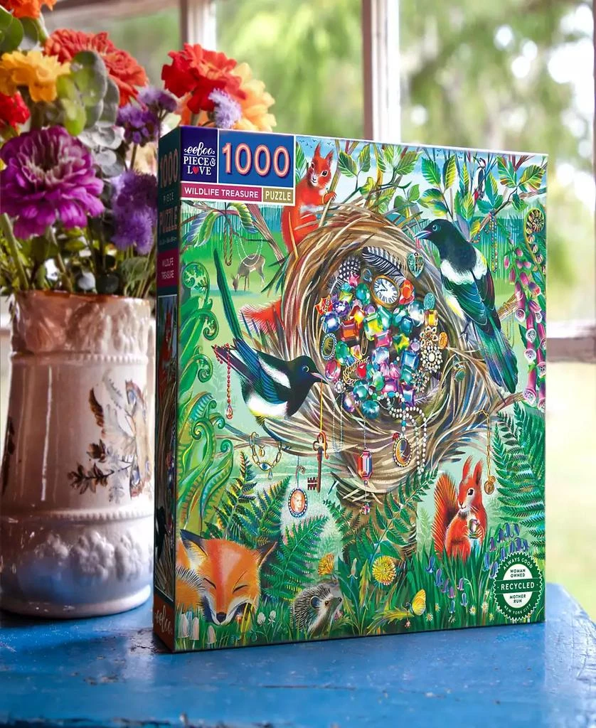 商品Eeboo|Piece Love Wildlife Treasure Puzzle,价格¥173,第5张图片详细描述