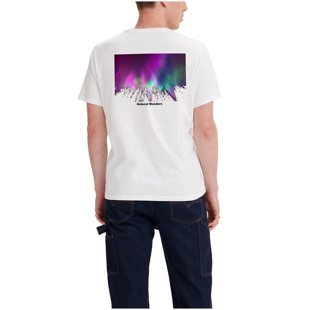 商品Levi's|Men's Standard-Fit Short Sleeve Graphic Crewneck T-shirt,价格¥127,第4张图片详细描述