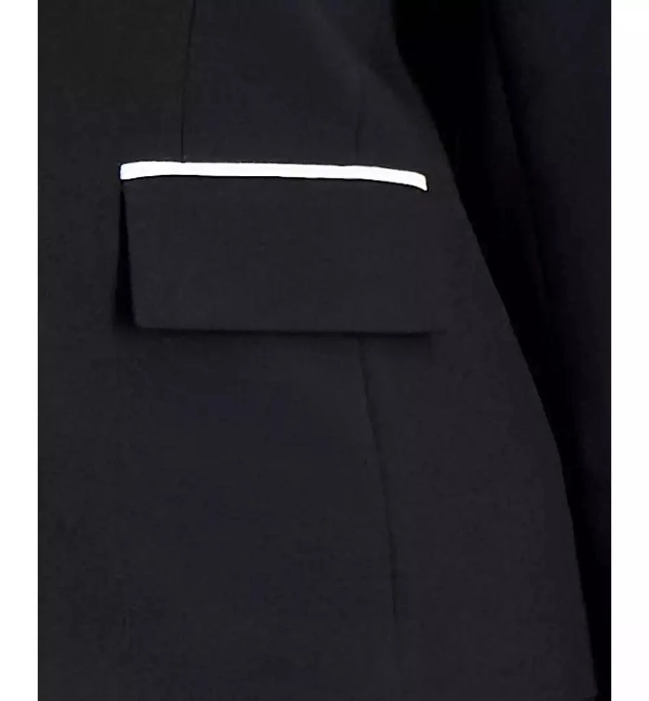 商品Le Suit|Plus Size Piping-Trim Peak-Lapel Pantsuit Set,价格¥823,第5张图片详细描述