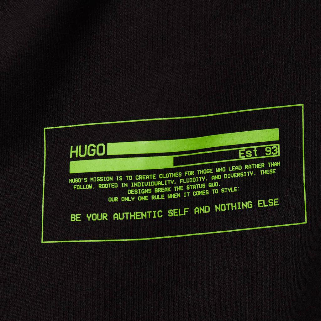 HUGO Men's Daibo T-Shirt - Black商品第4张图片规格展示