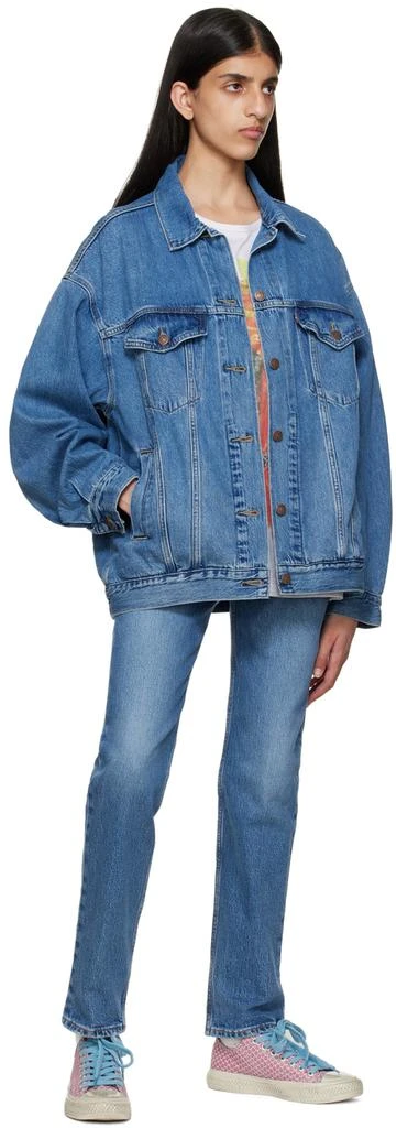 商品Levi's|Blue 70's High Jeans,价格¥206,第4张图片详细描述