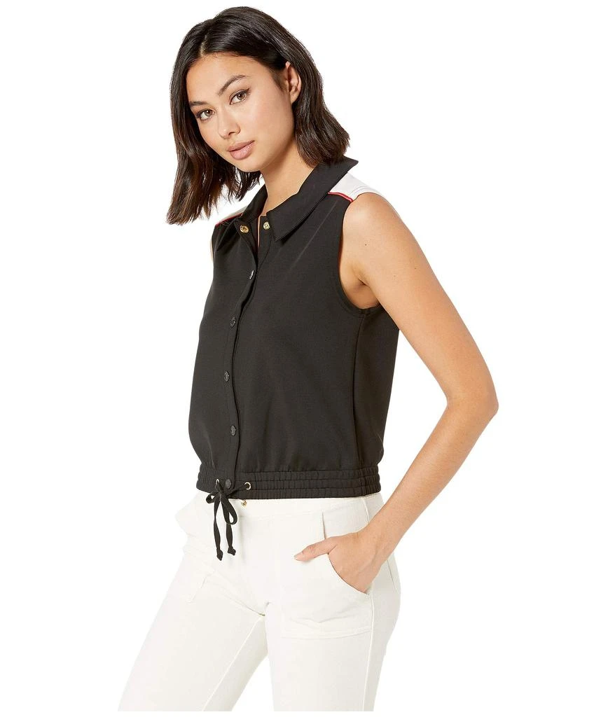 商品Juicy Couture|Juicy Embroidery Heart Tricot Track Tie Top,价格¥185,第2张图片详细描述