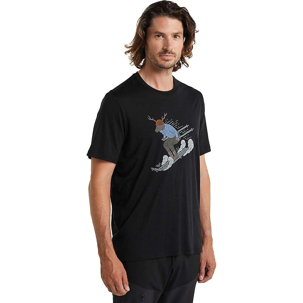 商品Icebreaker|Men's Tech Lite II SS Tee Ski Rider,价格¥402,第4张图片详细描述