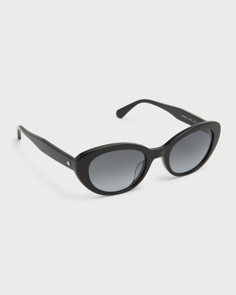 商品Kate Spade|crystals oval eco-acetate sunglasses,价格¥1042,第1张图片
