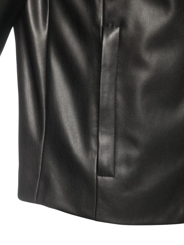 商品Armani Exchange|Faux Leather Biker Jacket,价格¥1912,第4张图片详细描述