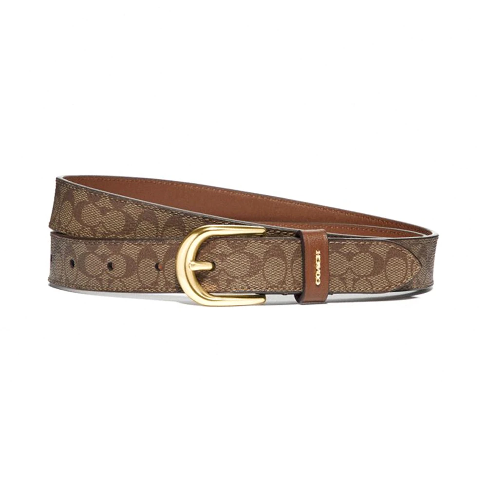 商品Coach|COACH 棕色女士腰带 F78179IMBDXM,价格¥506,第1张图片