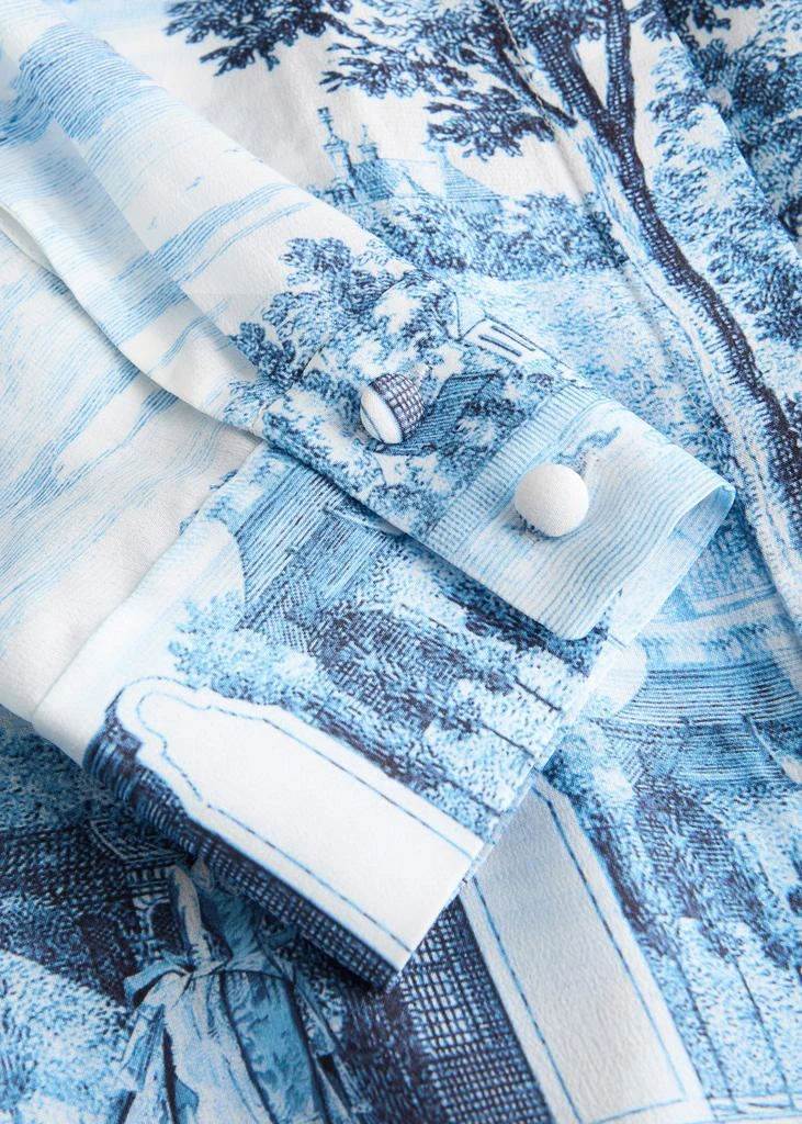 商品Alice + Olivia|Willa printed silk shirt,价格¥3526,第5张图片详细描述