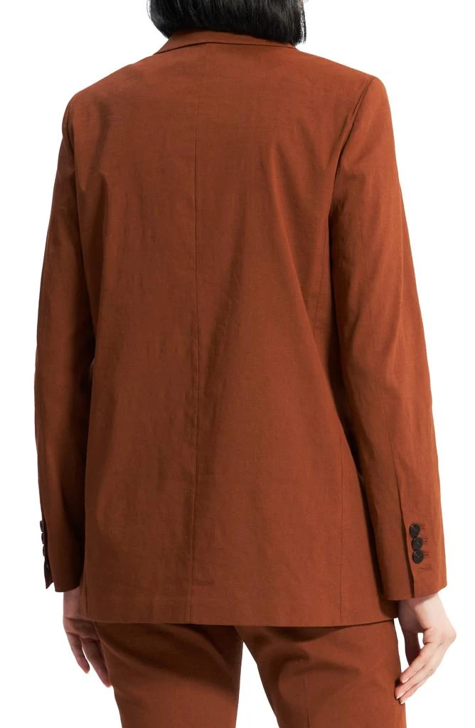 商品Theory|Double Breasted Linen Blend Jacket,价格¥593,第2张图片详细描述