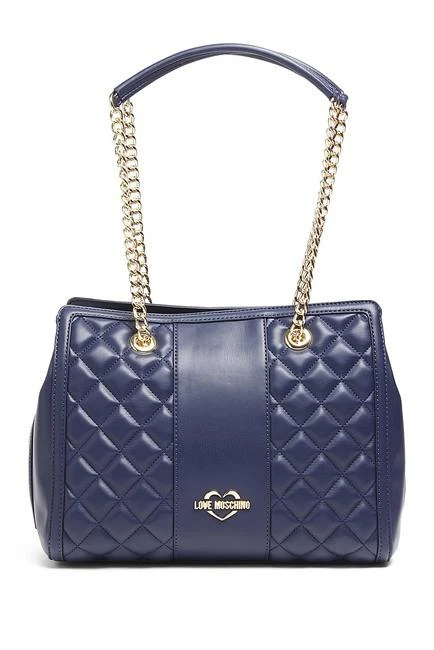 商品Moschino|Quilted Dual Partial Chain Handbag,价格¥1274,第1张图片