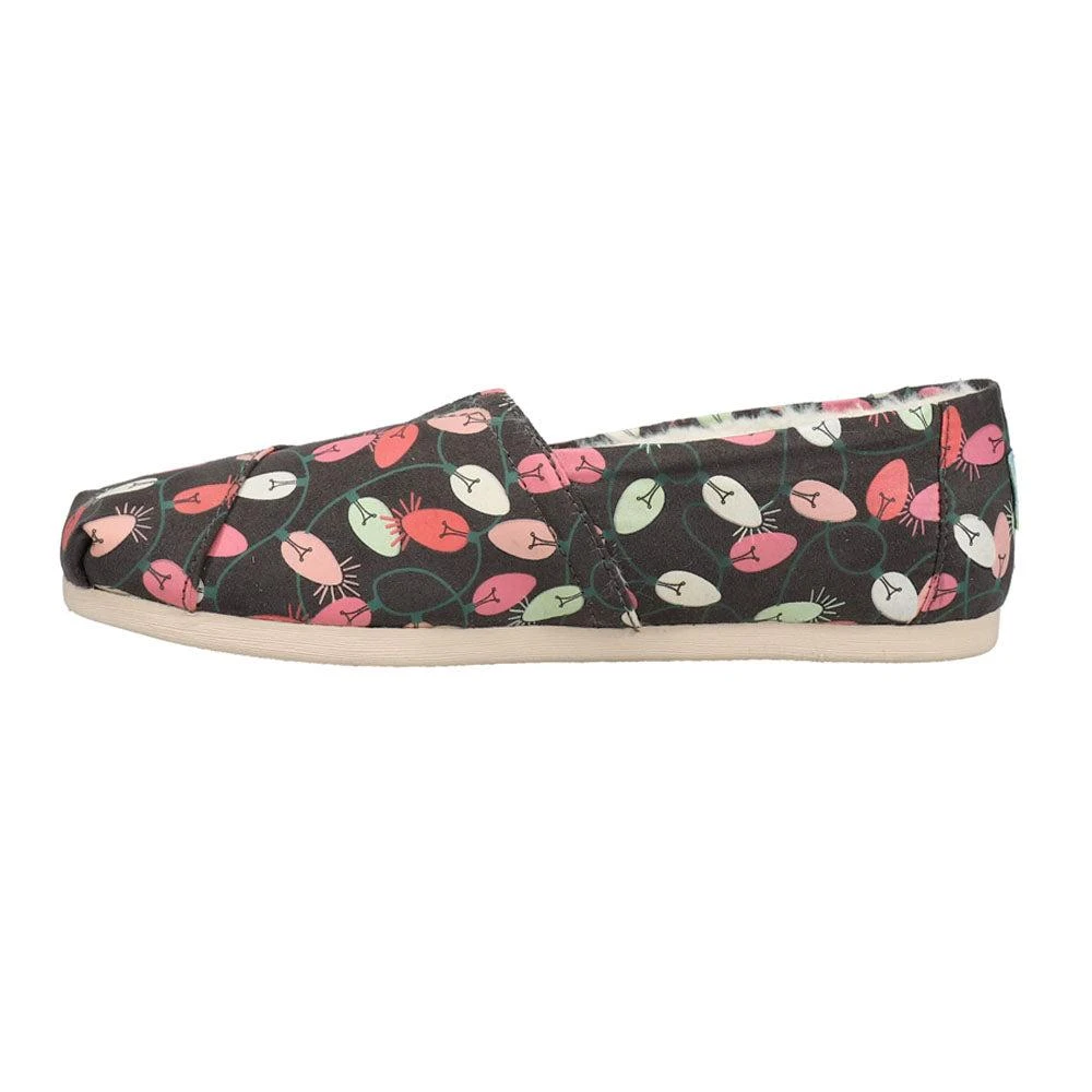 商品TOMS|Alpargata Christmas Lights Cozy Slip On Flats,价格¥189,第3张图片详细描述