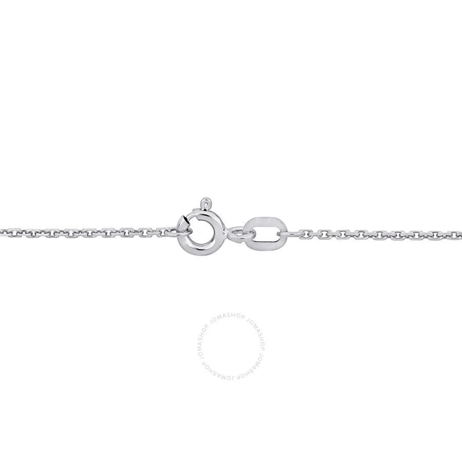 商品Amour|1.2mm Diamond-cut Cable Chain Necklace In 14K White Gold - 18 In,价格¥1414,第2张图片详细描述