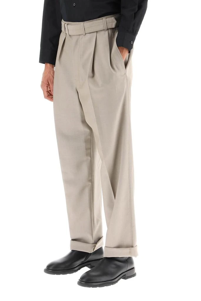商品Lemaire|Lemaire Belted Wool Blend Trousers,价格¥2606,第4张图片详细描述