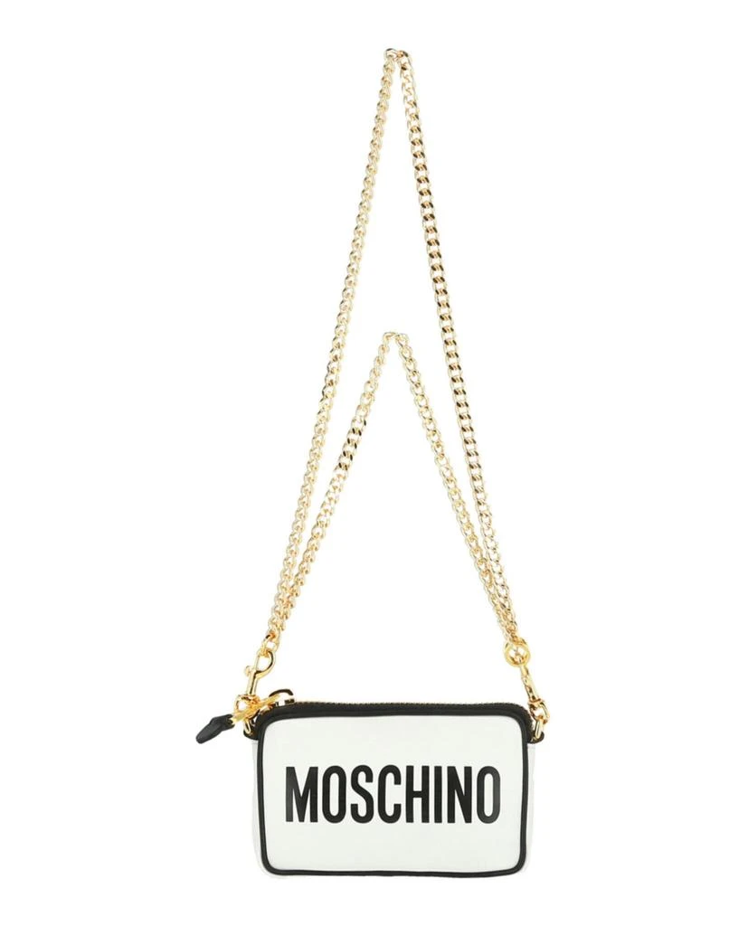 商品Moschino|Logo Leather Crossbody,价格¥2653,第2张图片详细描述