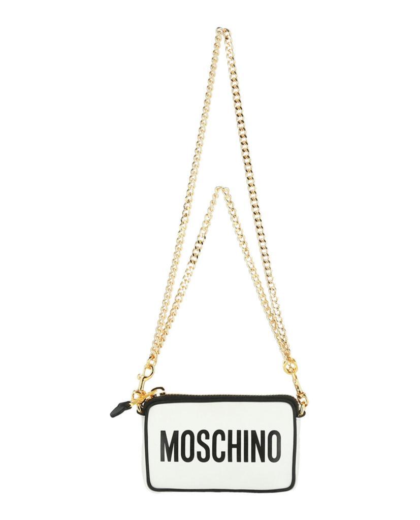 商品Moschino|Logo Leather Crossbody,价格¥2438,第4张图片详细描述