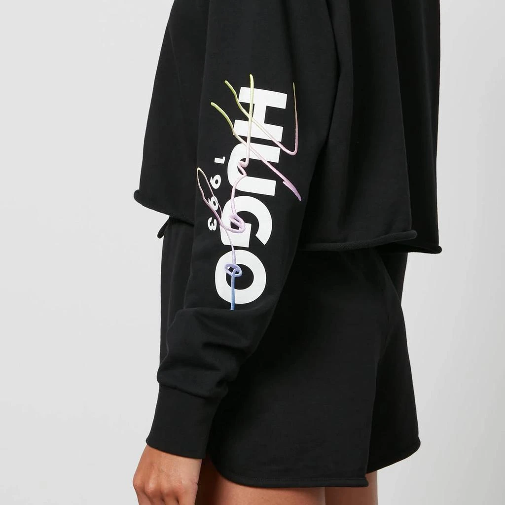 商品Hugo Boss|HUGO Women's Dangaya Hoodie - Black,价格¥588,第4张图片详细描述