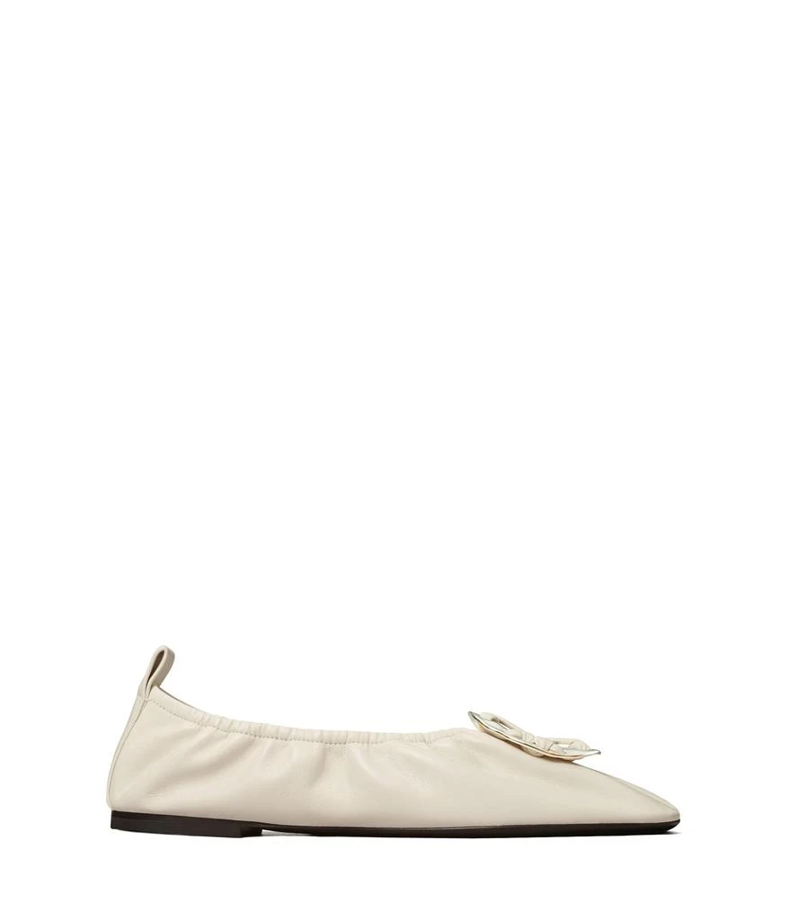 商品Tory Burch|Woven Double T Ballet,价格¥1229,第3张图片详细描述