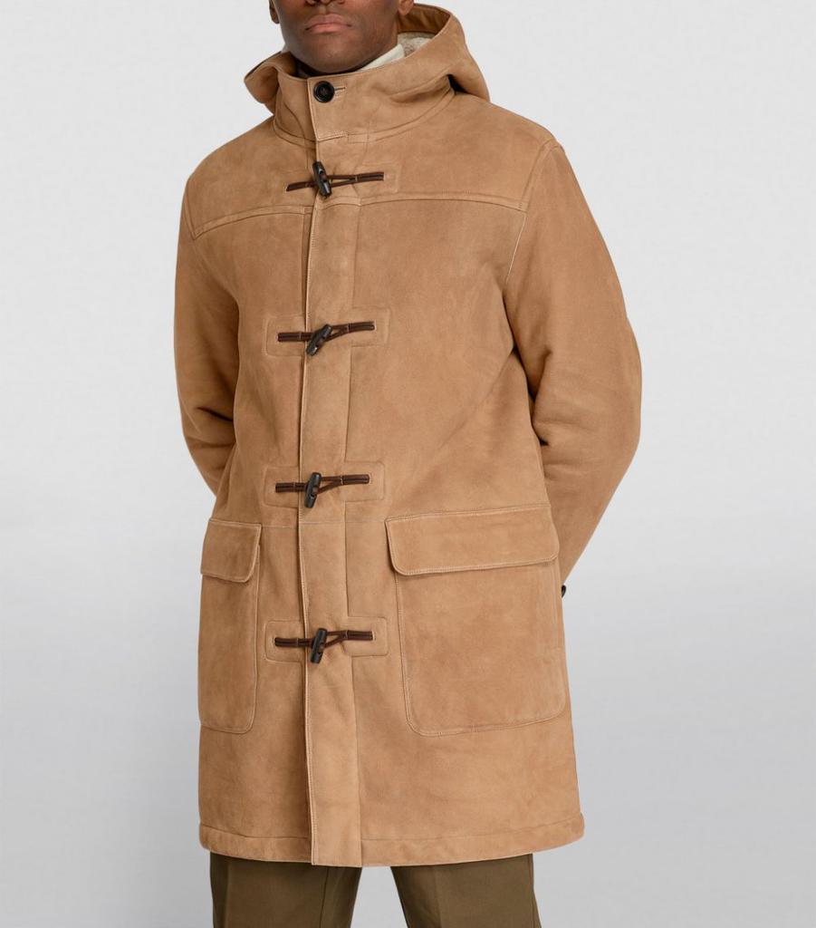 商品Yves Salomon|Suede Duffle Coat,价格¥29297,第5张图片详细描述