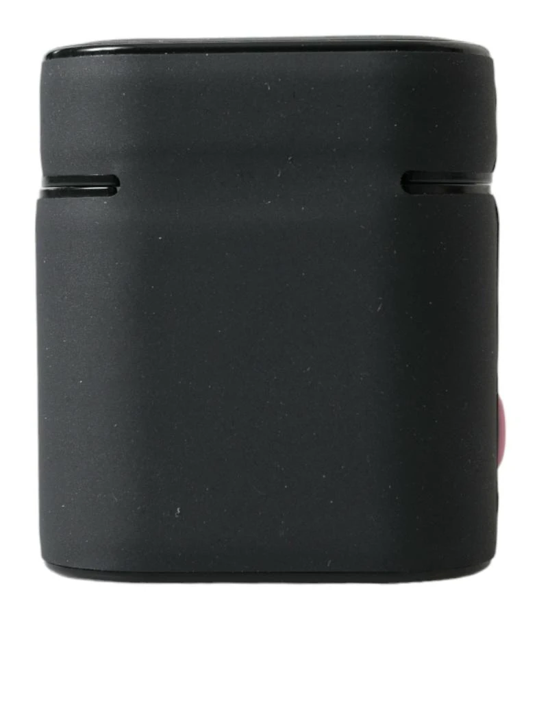 商品Dolce & Gabbana|Dolce & Gabbana Black Pink Silicone Embossed Logo Airpods Case,价格¥1282,第3张图片详细描述