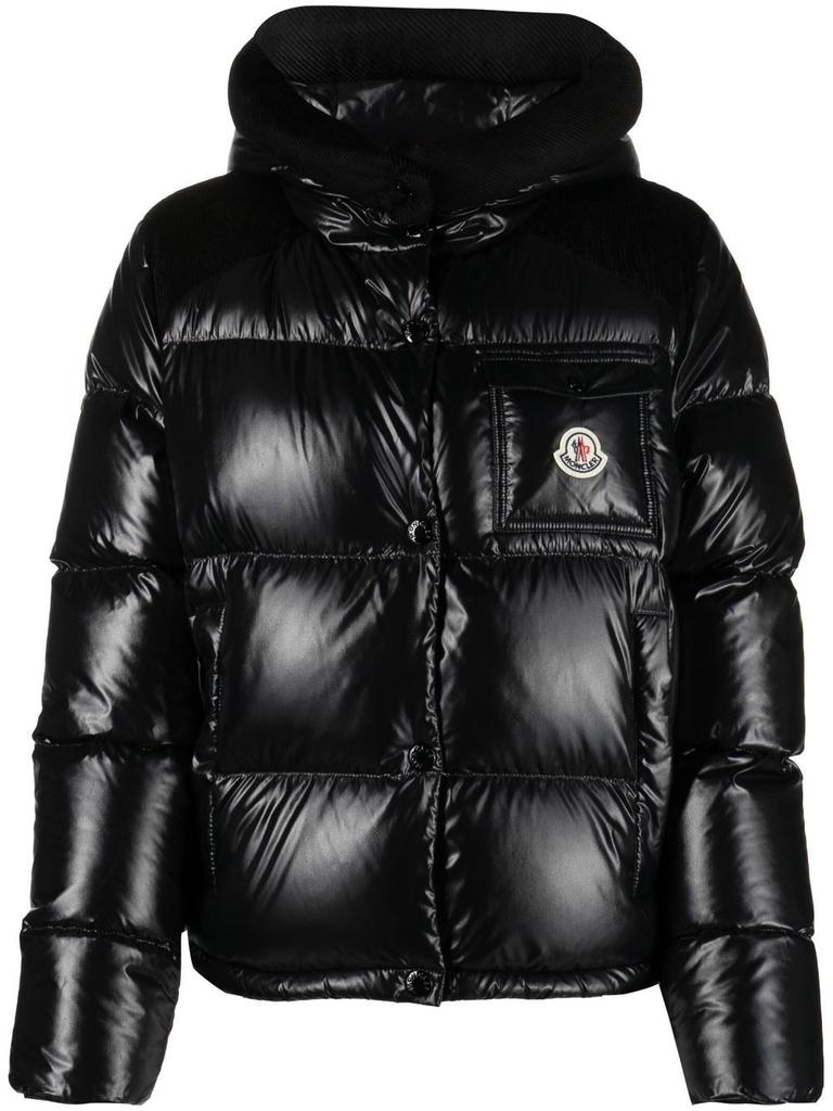 Moncler Women's  Black Polyamide Down Jacket商品第1张图片规格展示