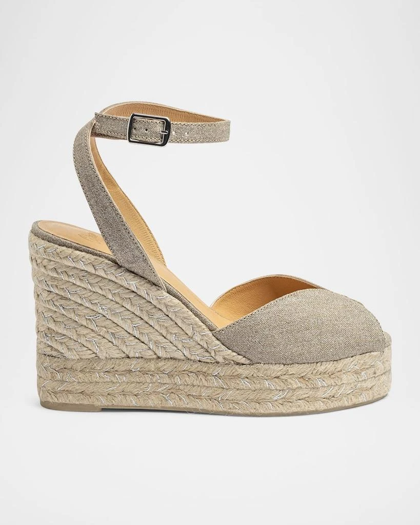 商品Castaner|Blossom Simmer Canvas Wedge Espadrilles,价格¥1835,第1张图片