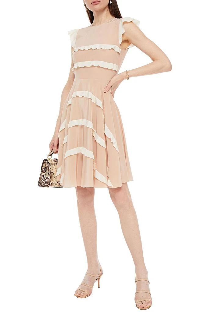 商品RED Valentino|Ruffled silk crepe de chine dress,价格¥2587,第4张图片详��细描述