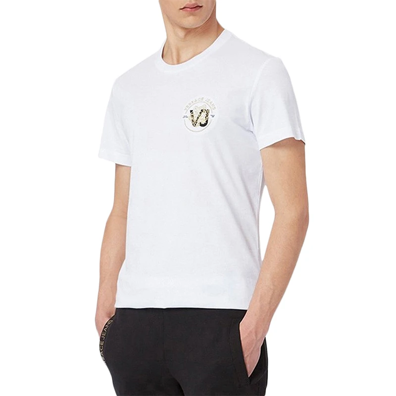 VERSACE JEANS 范思哲牛仔 白色棉男士T恤 B3GTA76R-36610-003 商品