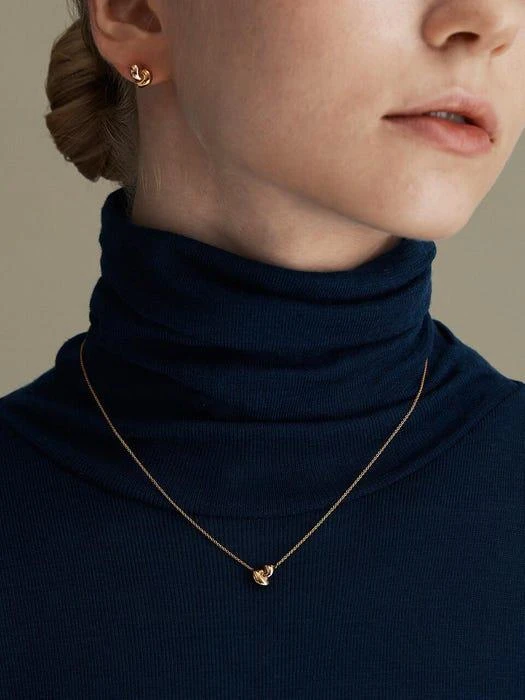 商品hyeres-lor|Etrive 14K Duet Necklace S,价格¥2673,第4张图片详细描述