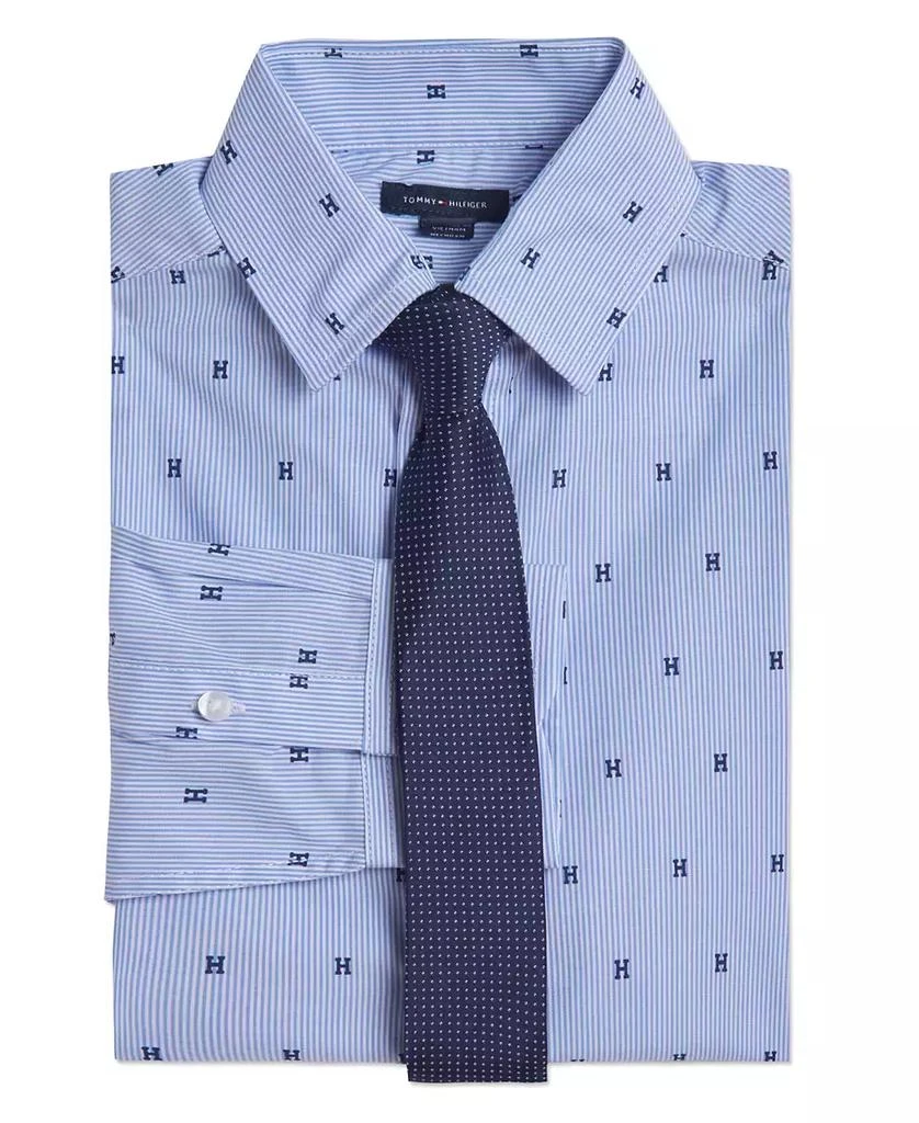 商品Tommy Hilfiger|2-Pc. All-Over Dot Print Shirt & Tie Set, Big Boys,价格¥237,第2张图片详细描述