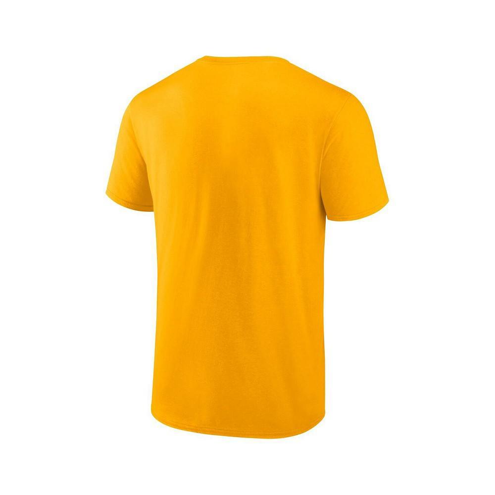 商品Fanatics|Men's Branded Yellow St. Louis Blues Special Edition 2.0 Wordmark T-shirt,价格¥216,第4张图片详细描述