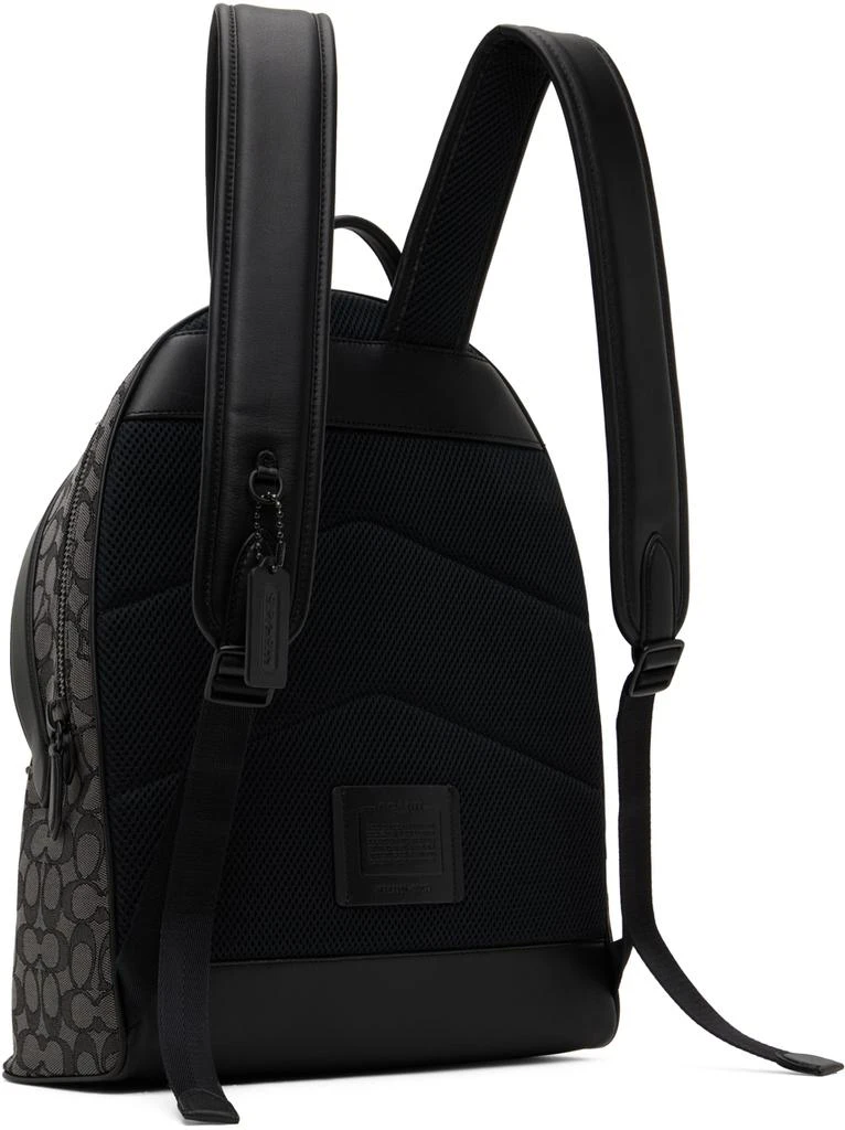 商品Coach|Gray & Black Charter Backpack,价格¥2703,第3张图片详细描述