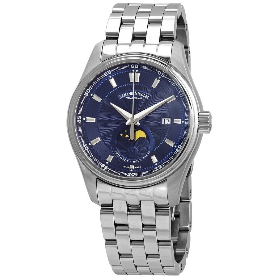 商品Armand Nicolet|MH2 Automatic Blue Dial Men's Watch A640L-BU-MA2640A,价格¥7075,第1张图片