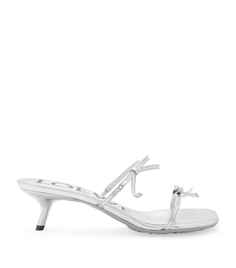 商品Loewe|Petal Bow Heeled Sandals 45,价格¥9319,第1张图片